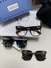EMBOSSED LOGO BUTTERFLY FRAME SUNGLASSES 576876 IN ACETATE