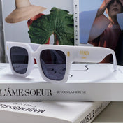 FEN FIRST CHUNKY SQUARE FRAME SUNGLASSES 542081 IN ACETATE