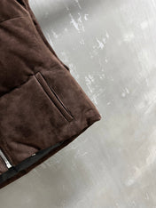 PRADA 25S SUEDE DOWN VEST 384