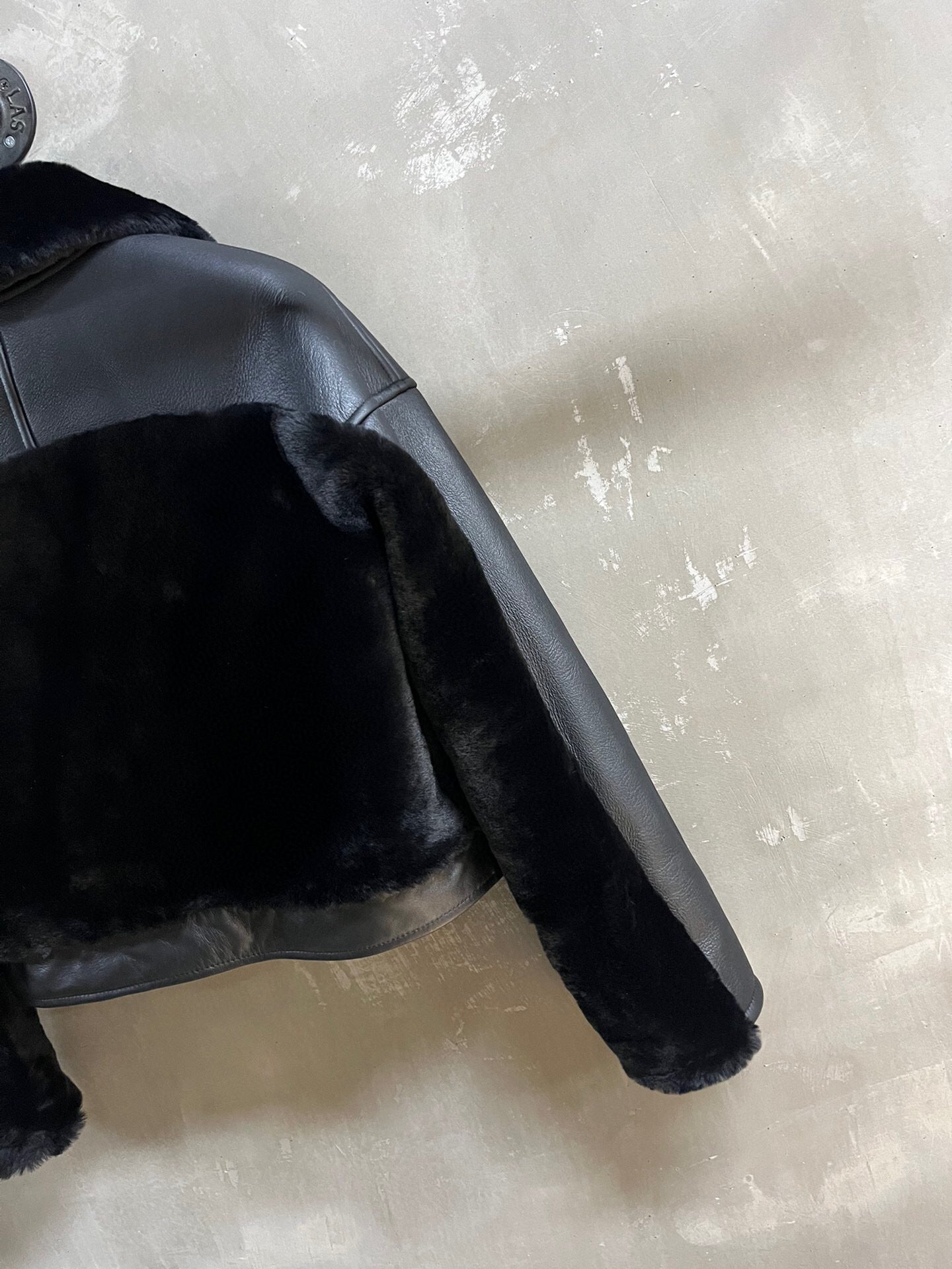 HERMES 25S SHEARLING JACKET 349