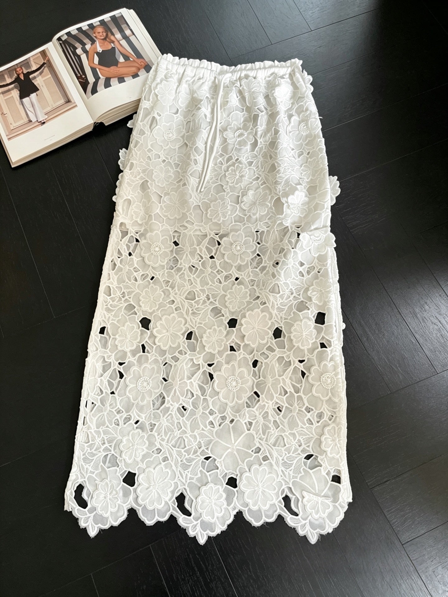 ZIMMERMANN 26S LACE MIDI SKIRT STYLE 14