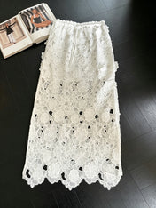ZIMMERMANN 26S LACE MIDI SKIRT STYLE 14
