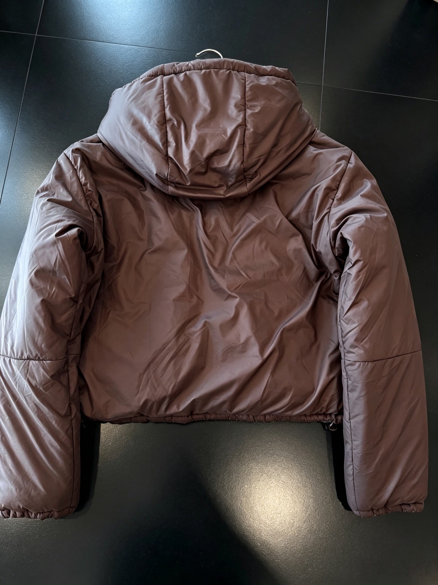 MIUMIU 26S HOODED PUFFER JACKET 1558