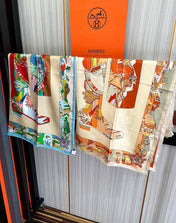 HERMES 25S SCARF 90 IN SILK 33836