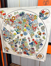 HERMES 25S SCARF 90 IN SILK 735732