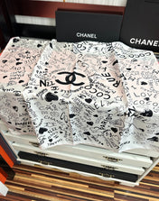 CHANEL 26S SCARF 90 IN SILK 311895