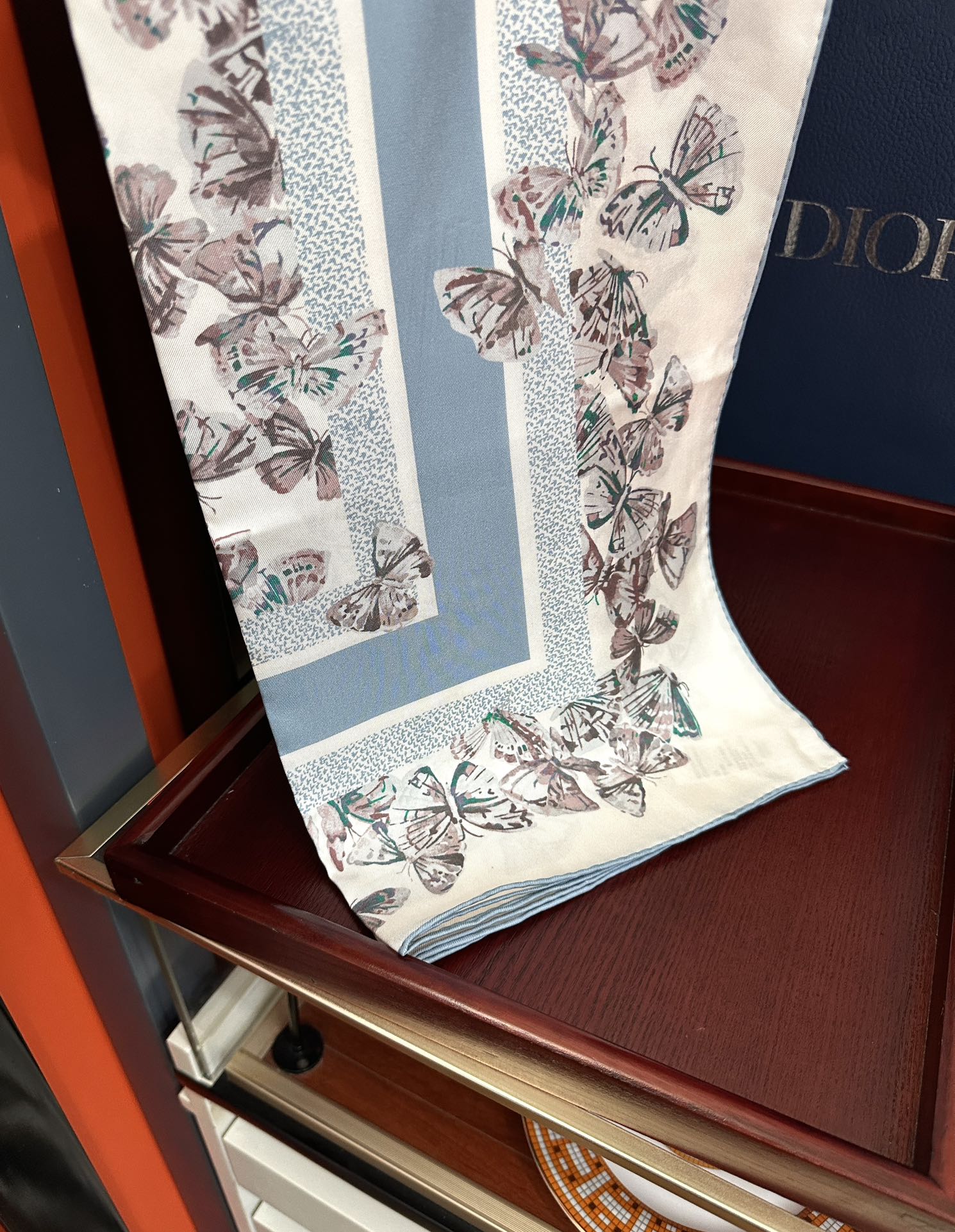 DIOR 26S SCARF 90CM IN SILK 295706