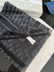 DIOR 26S SCARF 140CM IN SILK & CASHMERE 262319