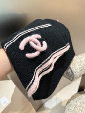 CHANEL 26S SCARF 190 IN KNITTED CASHMERE 309393