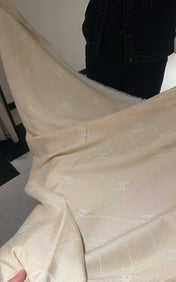 CHANEL 26S SCARF 140 IN WOOL AND SILK 309961