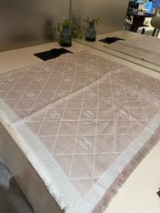 CHANEL 26S SCARF 140 IN WOOL AND SILK 309961
