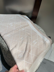 CHANEL 26S SCARF 140 IN WOOL AND SILK 309961
