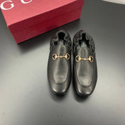 GUCCI 26S LOAFERS IN BLACK CALFSKIN