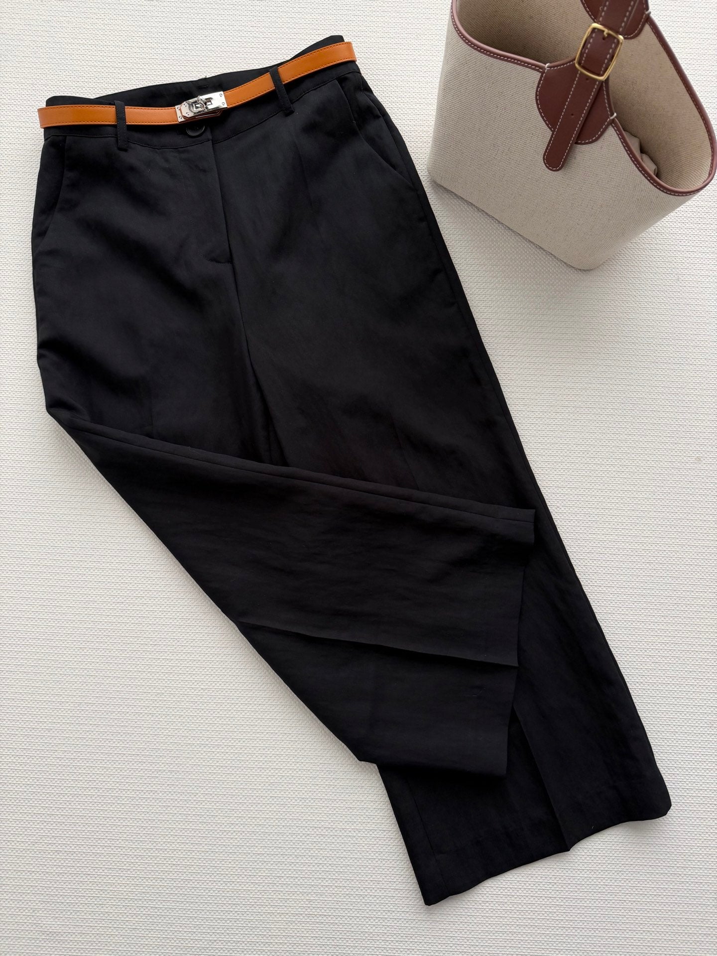 HERMES 26S WIDE LEG CROPPED PANTS 557