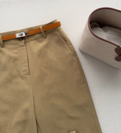 HERMES 26S WIDE LEG CROPPED PANTS 556