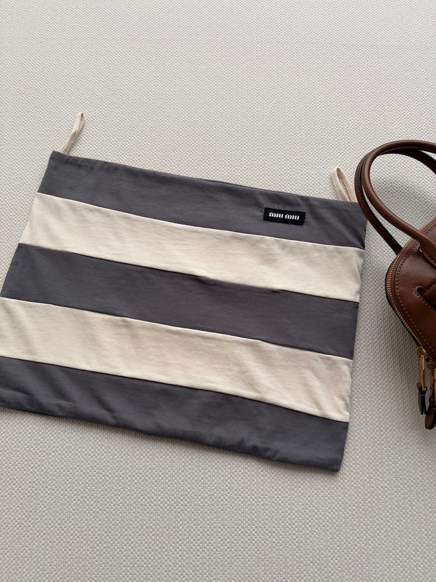MIUMIU 26S STRIPED BANDEAU TOP STYLE 1115