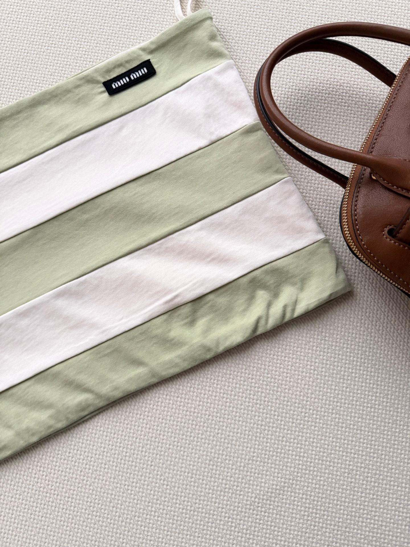 MIUMIU 26S STRIPED BANDEAU TOP STYLE 1114