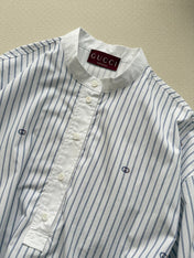 GUCCI 26S MANDARIN COLLAR SHIRT 324