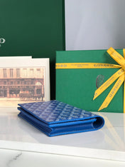 RICHELIEU WALLET 19 IN SAPPHIRE BLUE GOYARDINE CANVAS