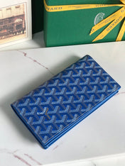 RICHELIEU WALLET 19 IN SAPPHIRE BLUE GOYARDINE CANVAS