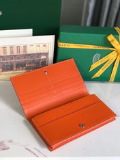RICHELIEU WALLET 19 IN ORANGE GOYARDINE CANVAS