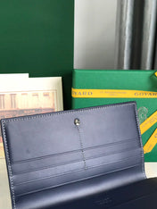 RICHELIEU WALLET 19 IN NAVY BLUE GOYARDINE CANVAS
