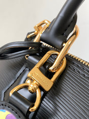 LV 25S ALMA BB BAG 23 IN BLACK EPI CALFSKIN GOLD HARDWARE