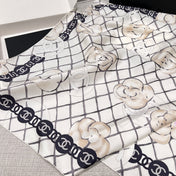 CHANEL 26S SCARF 90 IN SILK 311805
