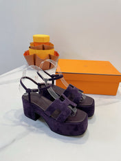 JAM 30 SANDAL IN VIOLET SUEDE