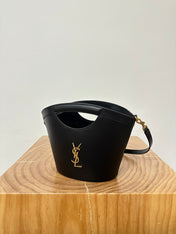MINI 29 BLACK SOLF CALFSKIN BASKET BAG