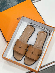 IDIOMA SANDAL IN BRONZE BROWN CALFSKIN