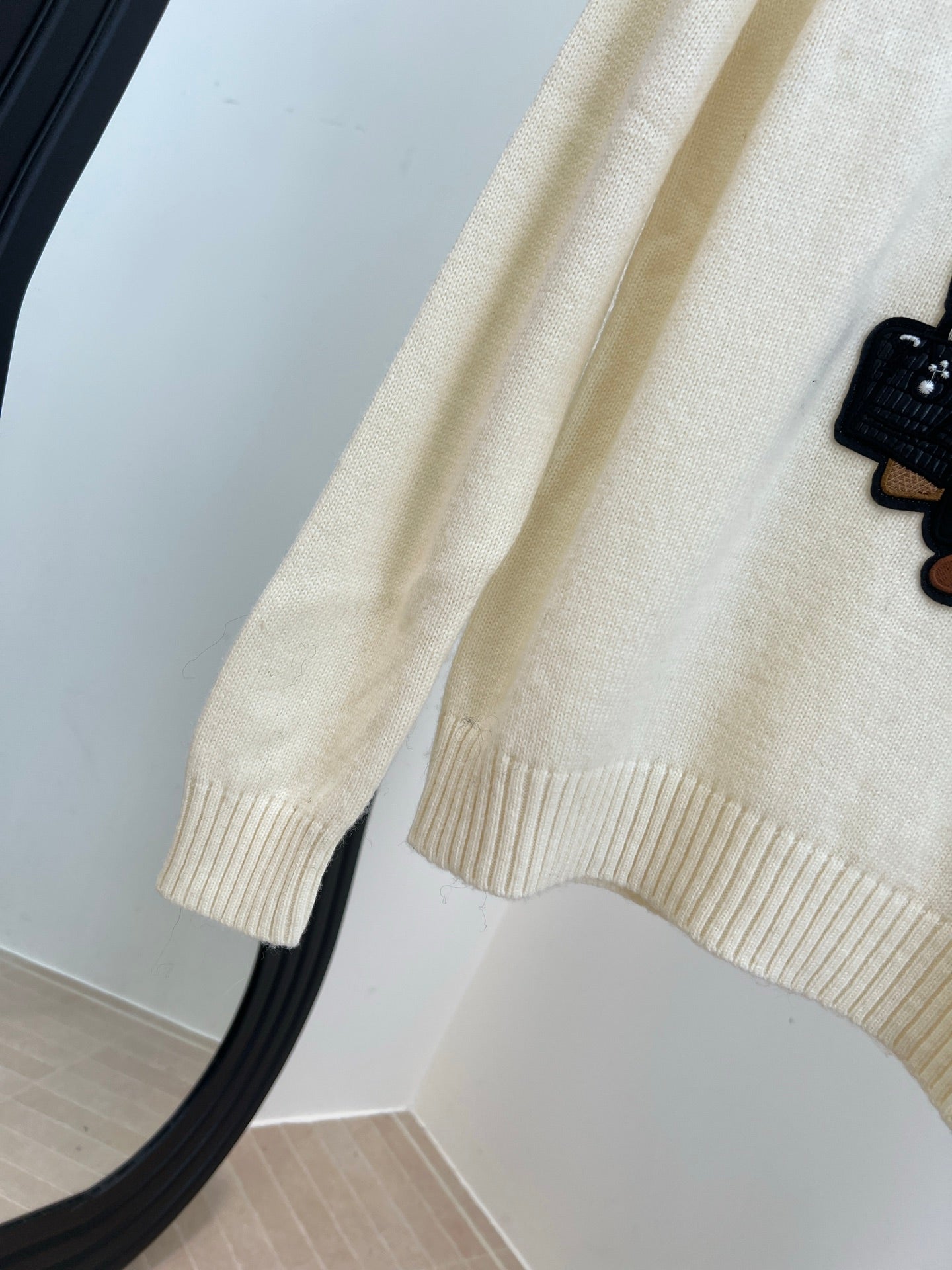 RALPH LAUREN 25S EMBROIDERED BEAR KNITTED SWEATER 253