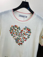 DIOR 26S SHORT-SLEEVED KNIT T-SHIRT 950
