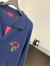 GUCCI 26S KNIT POLO SHIRT 254