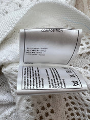 CHANEL 26S BUTTON-UP SHORT-SLEEVE KNIT TOP STYLE 1159