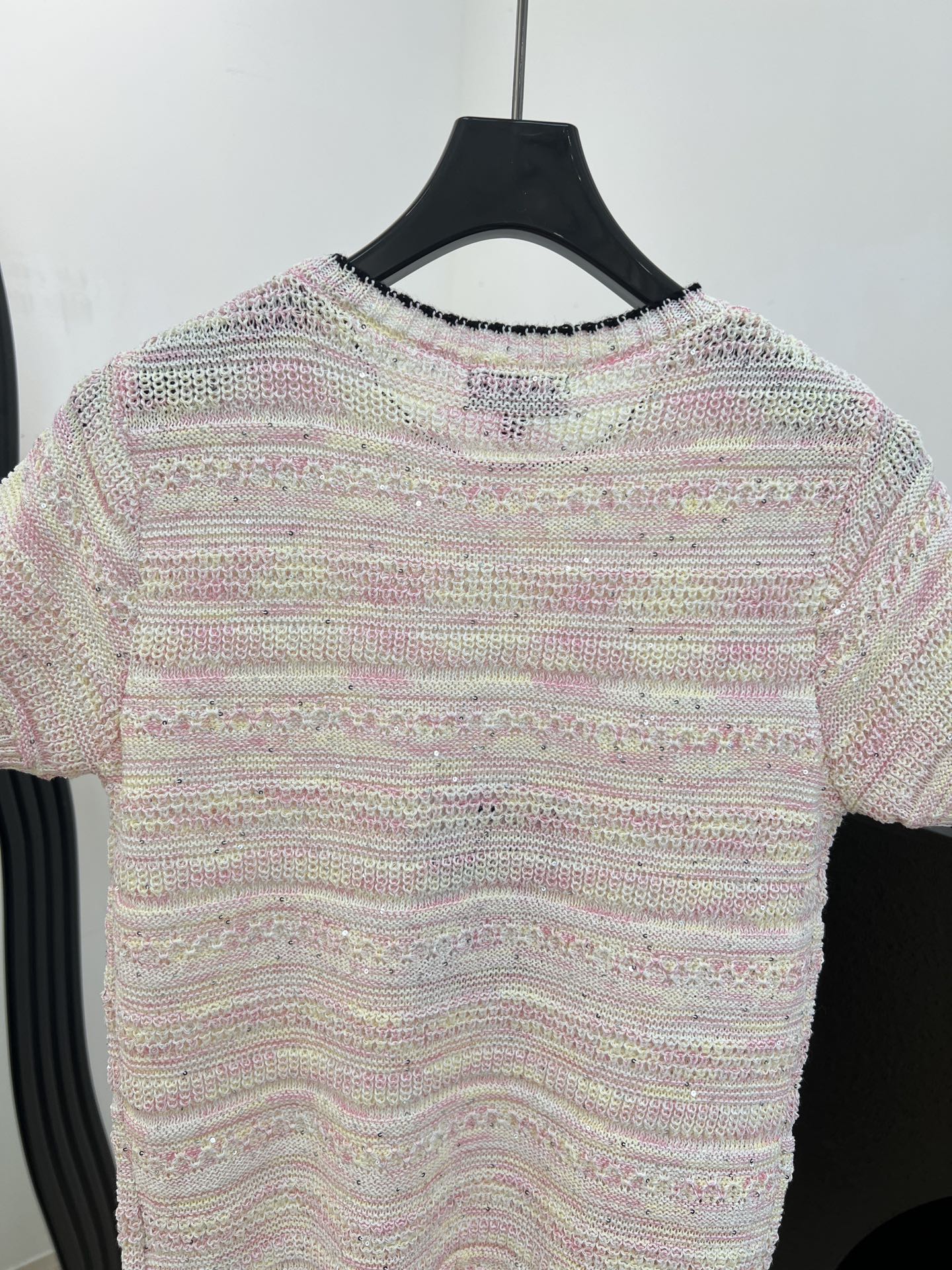 CHANEL 26S SHORT-SLEEVED KNIT SHIRT STYLE 1200
