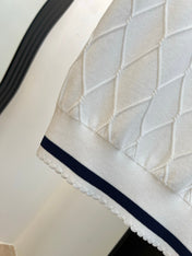 CHANEL 26S SLEEVELESS POLO KNIT TOP STYLE 1151