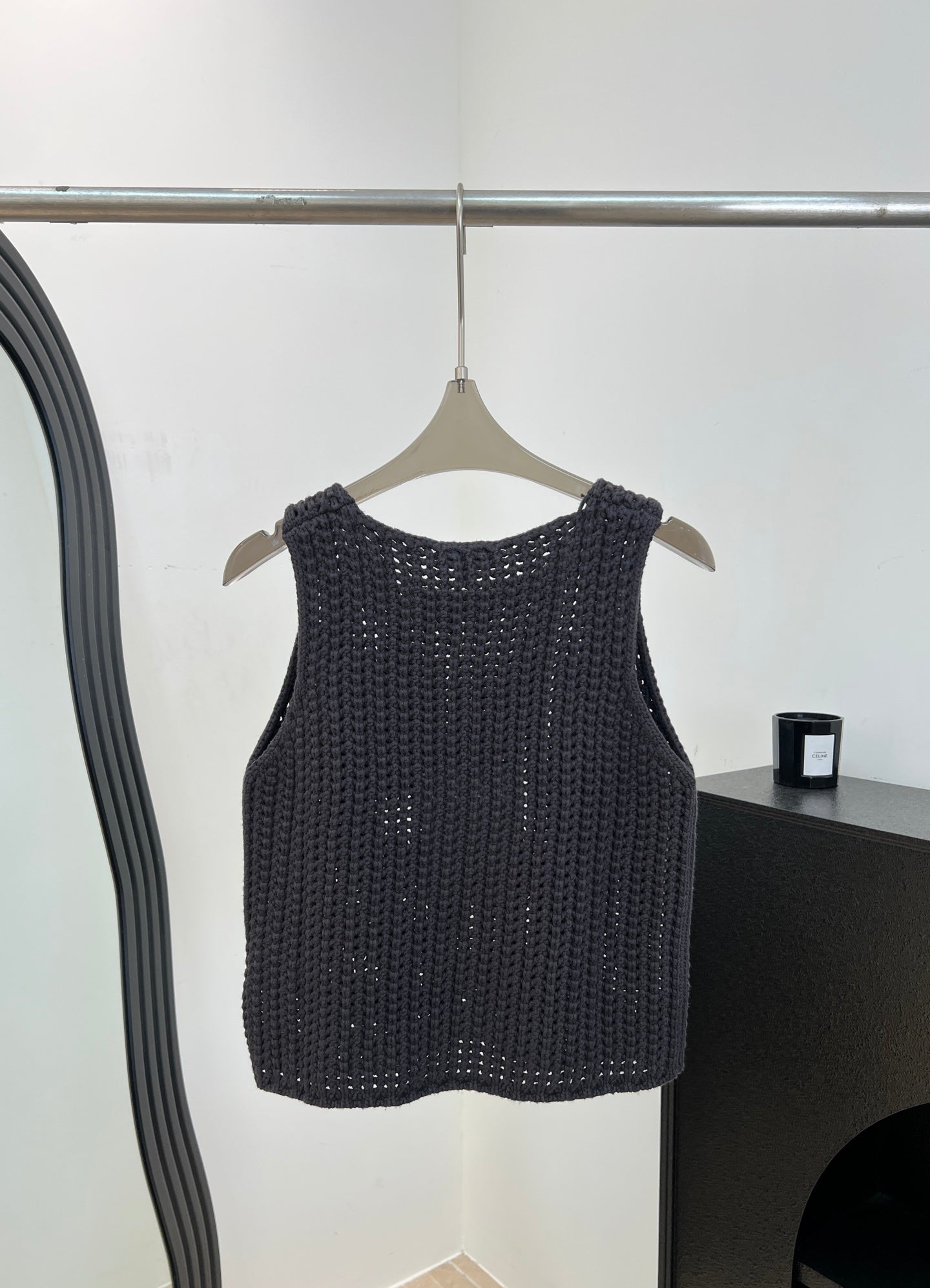 CHANEL 26S SLEEVELESS KNIT TOP 1495