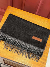 SCARF 180 CM IN BLACK CASHMERE 396477