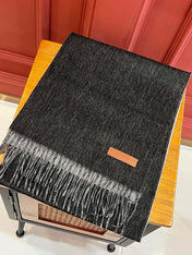 SCARF 180 CM IN BLACK CASHMERE 396477
