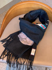 GUCCI 25S SCARF 180 IN CASHMERE 583605