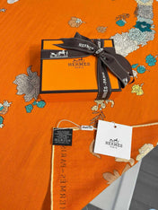 HERMES 25S SCARF 140 IN SILK 724764