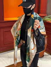 HERMES 25S SCARF 140 IN SILK 733915