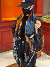 HERMES 25S SCARF 140 IN SILK 733916
