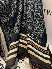 LOEWE 25S SCARF 140 IN CASHMERE SILK 738549