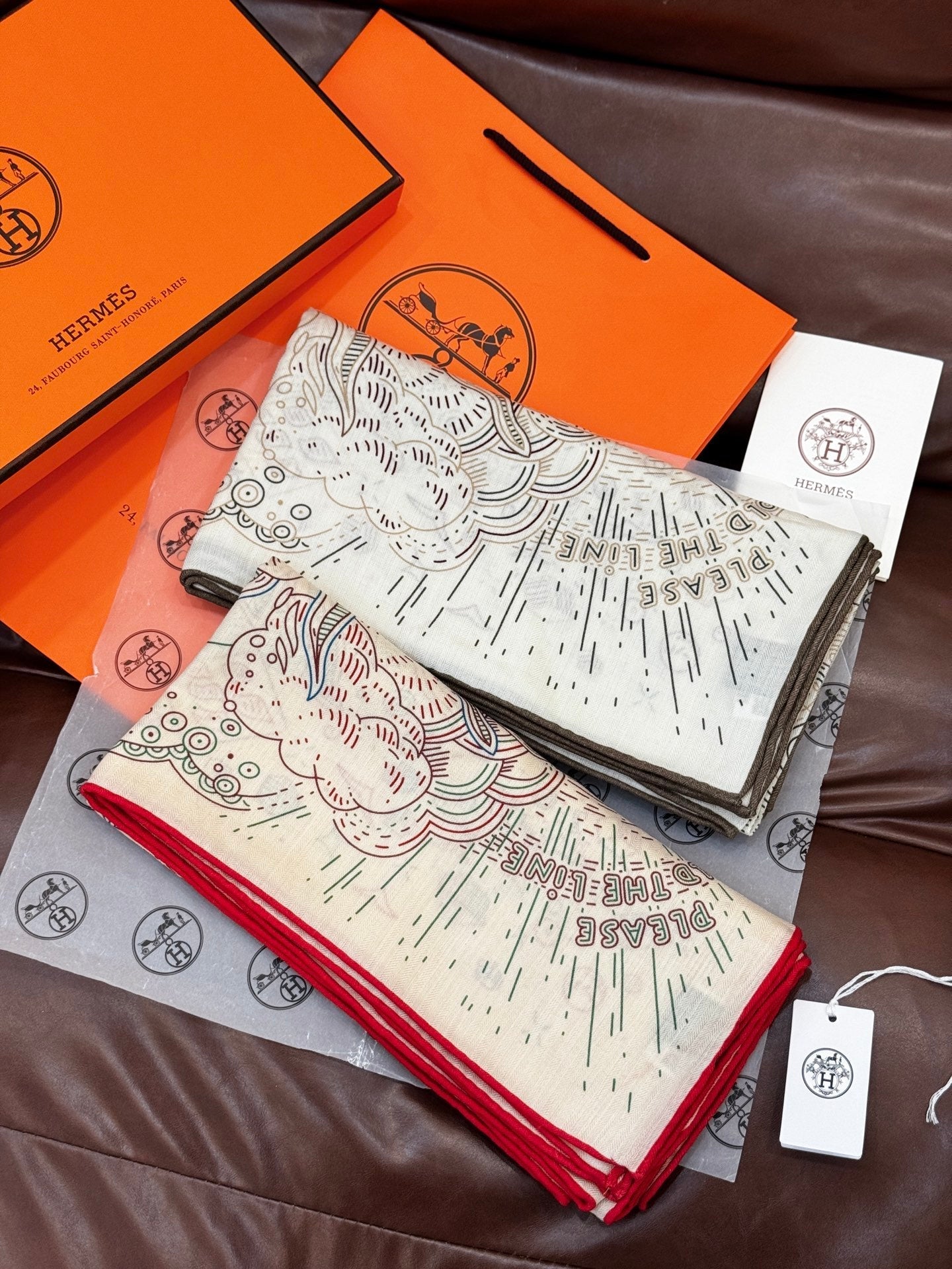 HERMES 25S SCARF 135 IN SILK 854787
