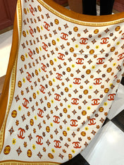 CHANEL 25S SCARF 140 IN CASHMERE 931508