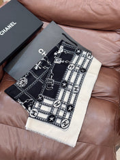 CHANEL 25S SCARF 200 IN CASHMERE 931949