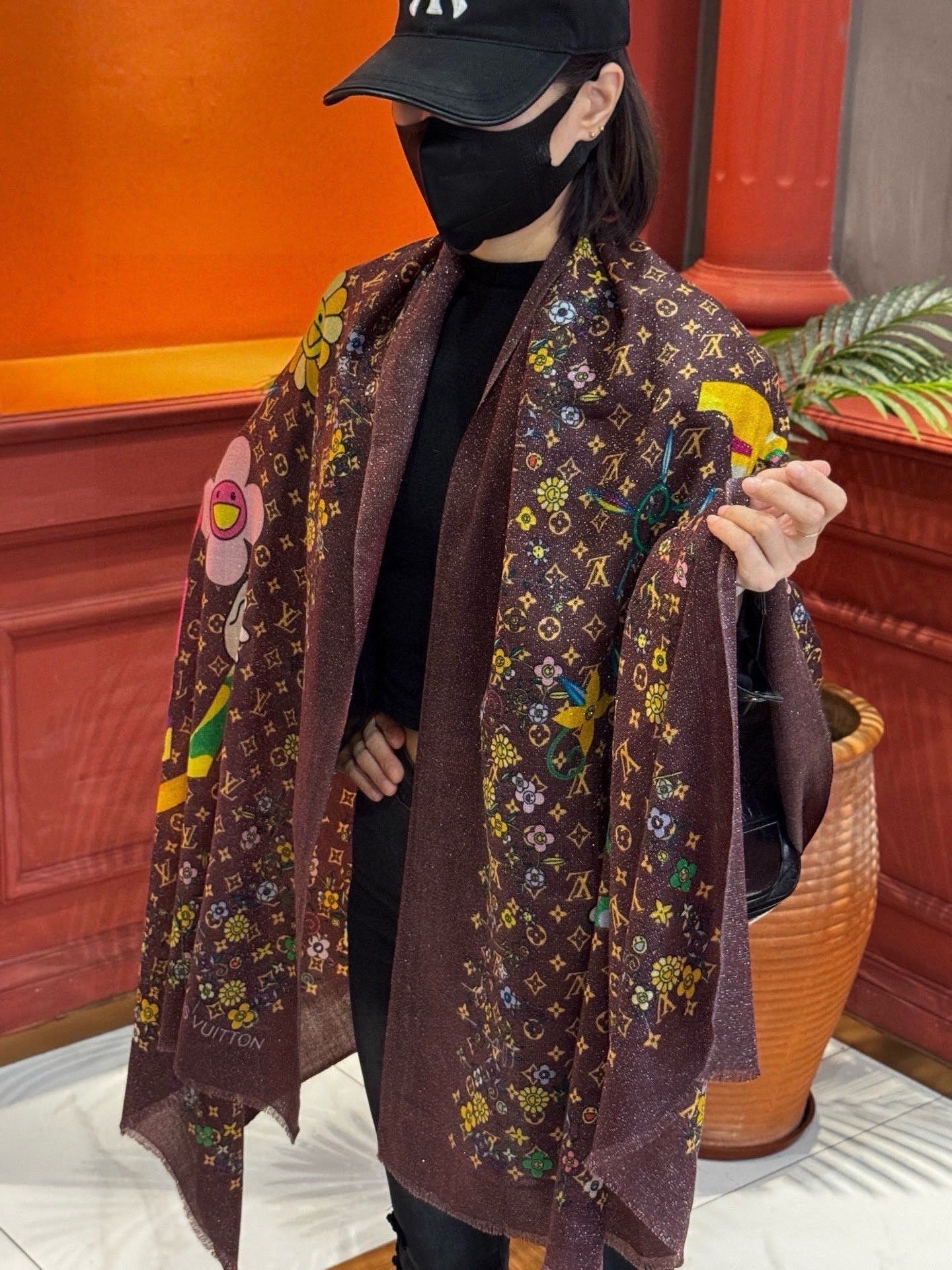 LV 26S SCARF 200 IN CASHMERE 318507