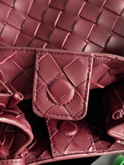 BV Small Parachute 21 Burgundy Lambskin Ghw